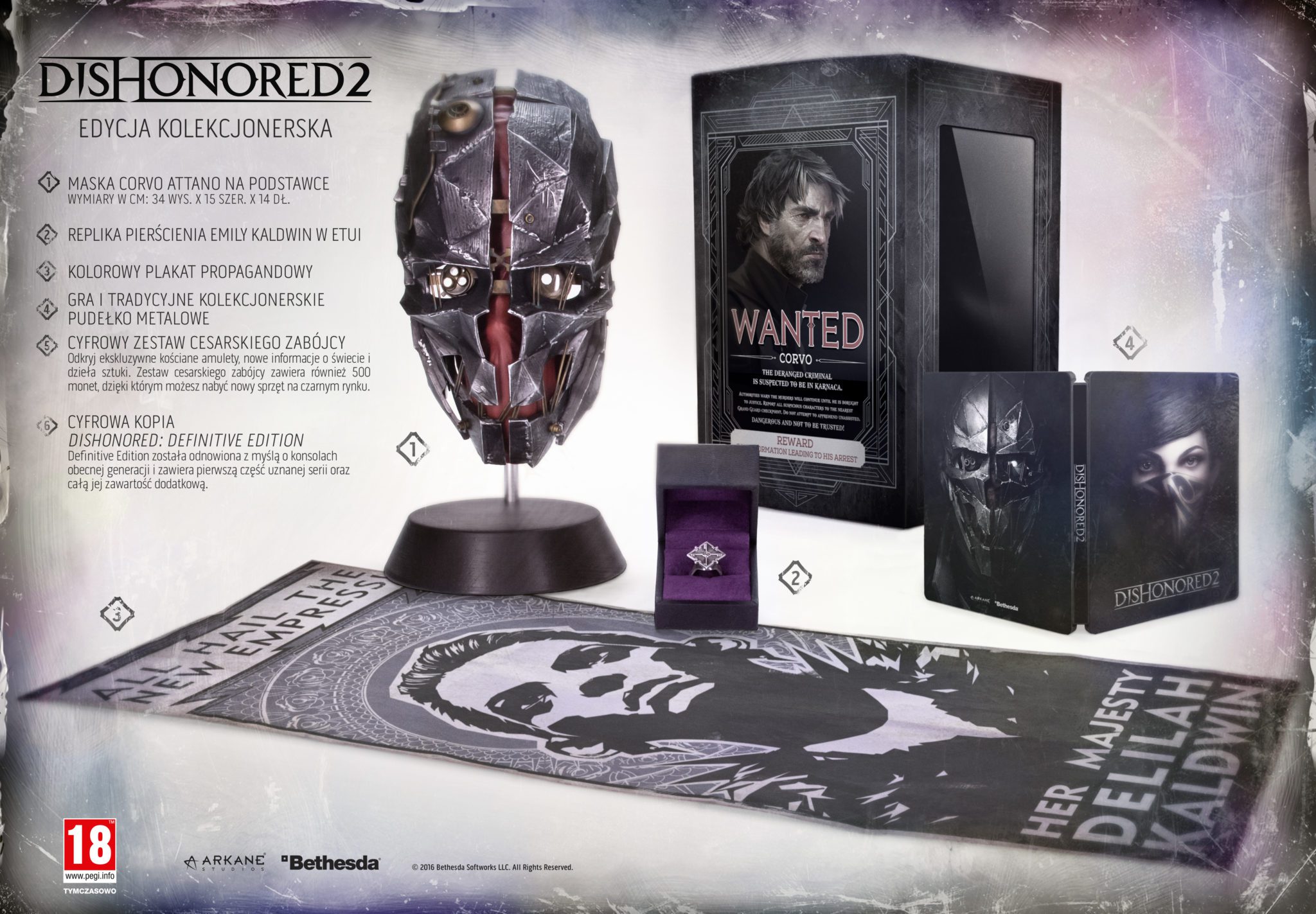 Dishonored 2 Edycja kolekcjonerska