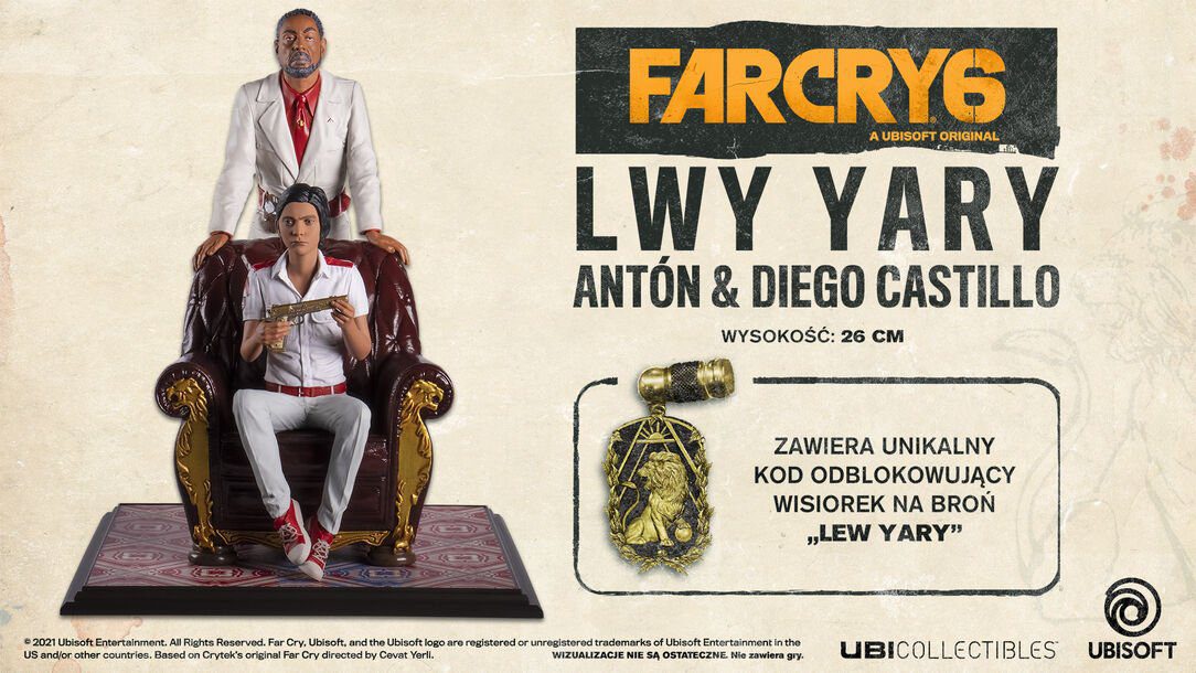 Far Cry 6 figurka Antona i Diego Castillo