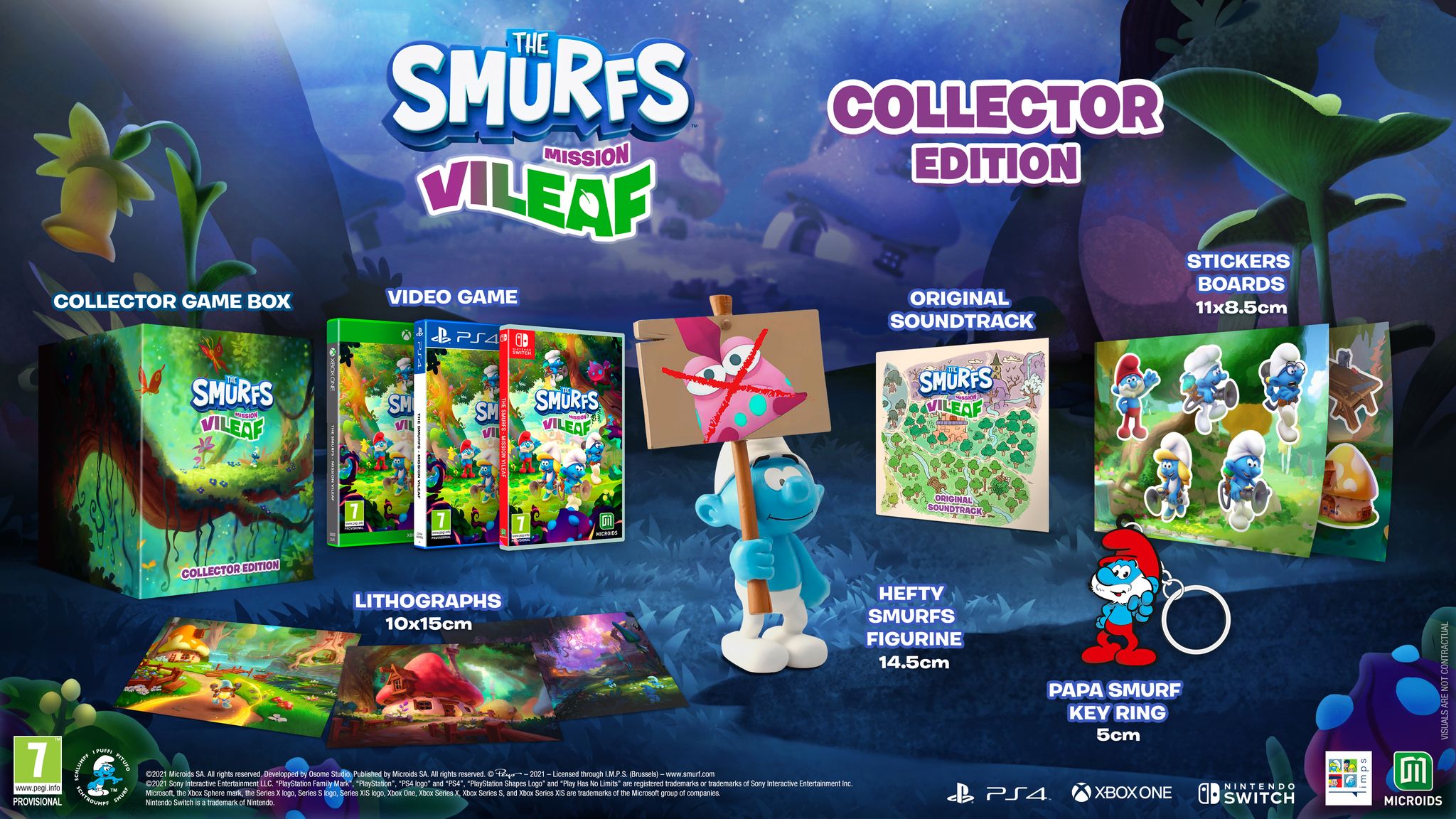The Smurfs Mission Vileaf Edycja Kolekcjonerska