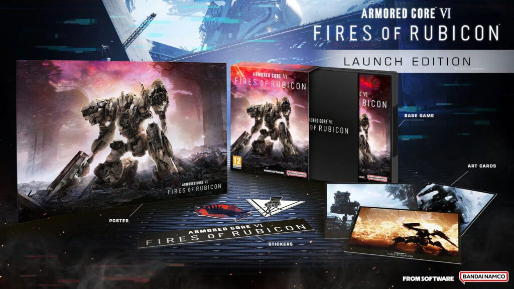 Armored Core VI: Fires of Rubicon Launch Edition (edycja startowa) zawiera: