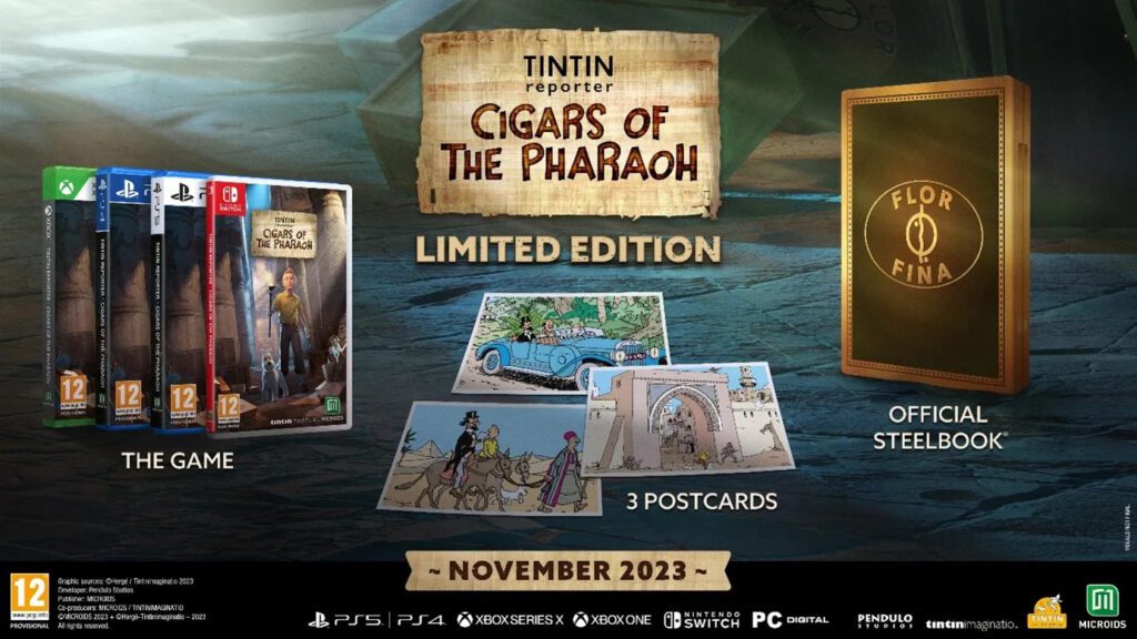 Tintin Reporter Cigars of the Pharaoh Edycja Limitowana - Limited Edition