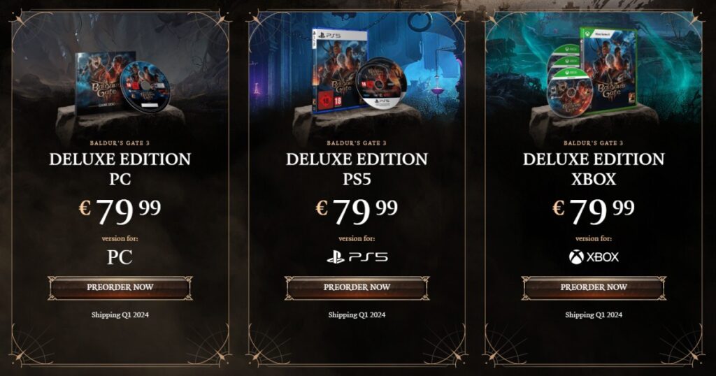 Baldurs Gate 3 Deluxe Edition