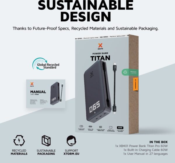 Powerbank Xtorm Titan - 24000 mAh, USB C, 60W - Mała elektrownia pod ręką - Test, Recenzja