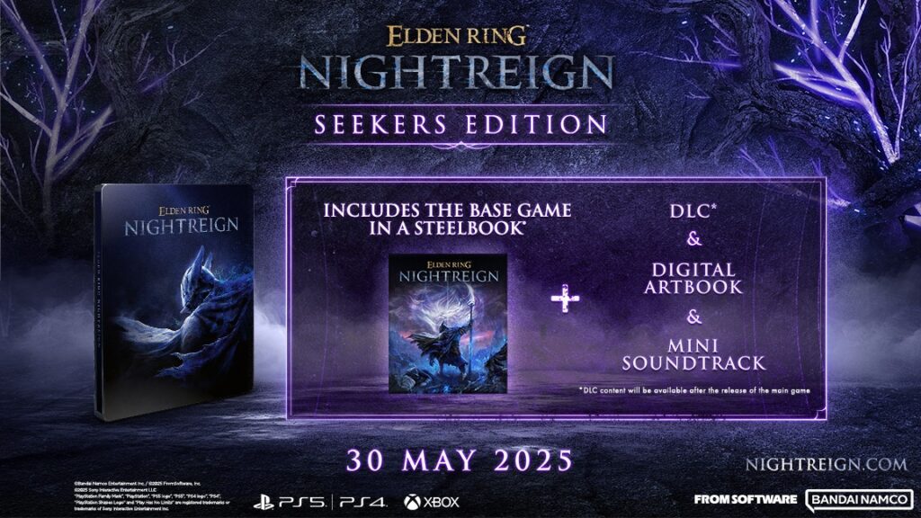 Elden Ring Nightreign Seekers Edition (Edycja Limitowana, Steelbook)