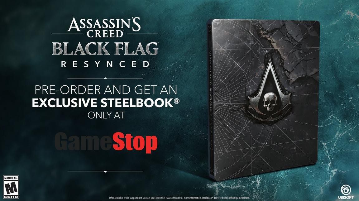 Assassin’s Creed Black Flag Resynced Steelbook Assassin’s Creed Black Flag Resynced Steelbook