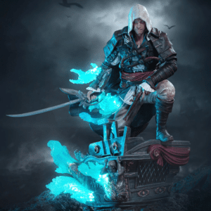 Figurka Assassin's Creed Black Flag Resynced - Animus Edward Kenway